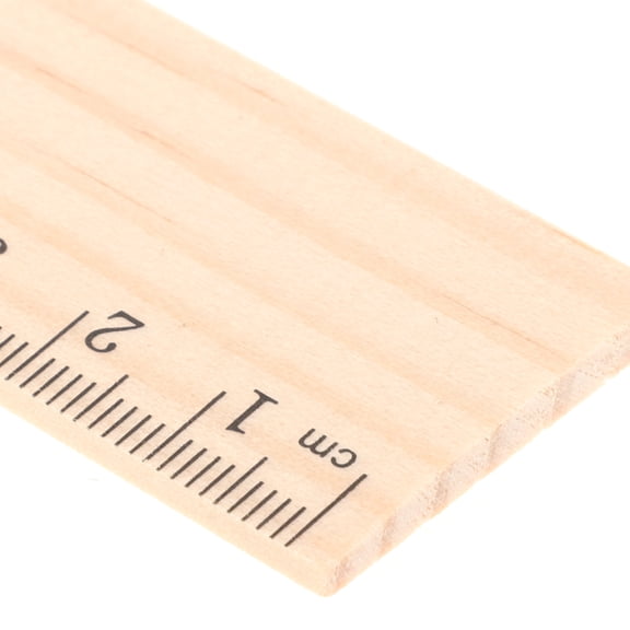 FENGGUIQU High Grade Wooden Rulers Bulk for Measuring Marking and Drawing