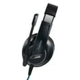 thumbnail image 4 of Gaming Headset with Mic - Wired Over-Ear Headphones with Microphone for PS5 PS4 PC Xbox Series X/S Nintendo Switch, 40mm Driver, Blue LED Light, 3.5mm Jack (Black), 4 of 9