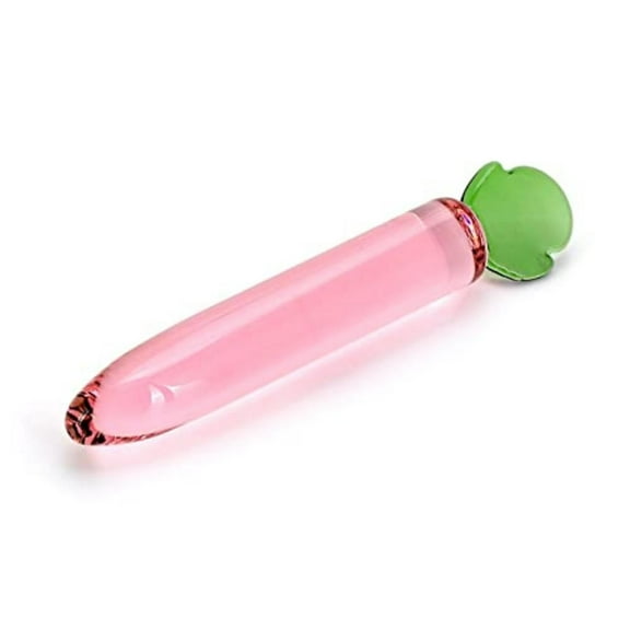 Pink Crystal Small Glass Body Massager Personal Massage Wand