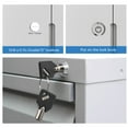thumbnail image 5 of Raindrops Tool Box Lock Furniture Lock Compartment Storage Lock Drawer Lock Safety Lock Tubular Safe Lock With Keys, 5 of 8
