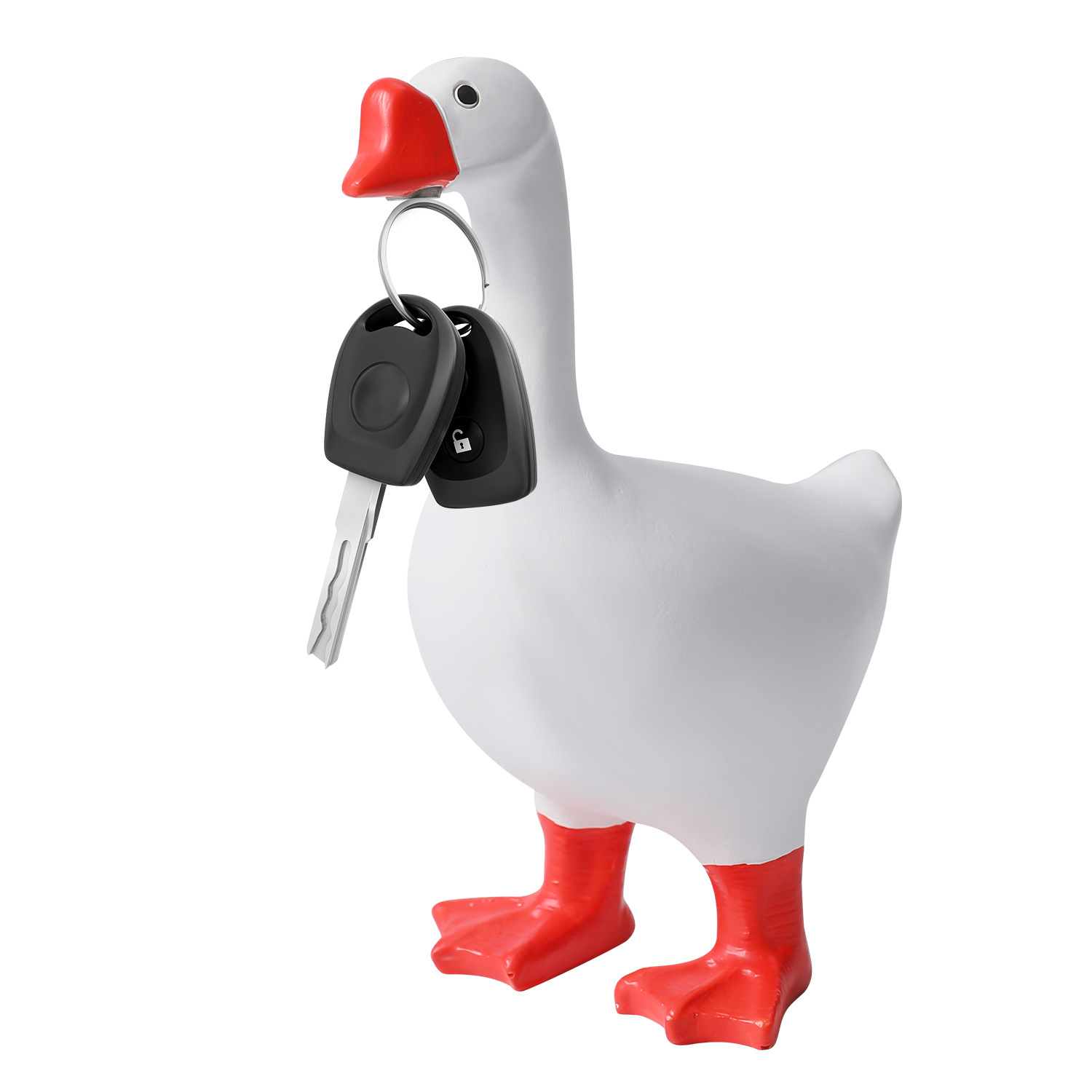 Untitled Goose Key Holder, Cute Duck Goose Key Holder