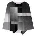 thumbnail image 2 of Birdeem Femmes Décontracté Manches Longues Col en V Hauts Blouse Ample T-Shirts Imprimés Blouse, 2 of 5