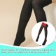 thumbnail image 3 of Guardurnaity 1 par de calcetines, suministros para fiestas, calcetines hasta la rodilla, bonitos patrones, regalo del Día de San Valentín, mangueras Medias Lazo de labios negros Guardurnaity AP009348-06, 3 of 6