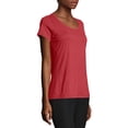 thumbnail image 4 of Hanes Women's Modal Triblend Short Sleeve Scoopneck Tee, 4 of 6