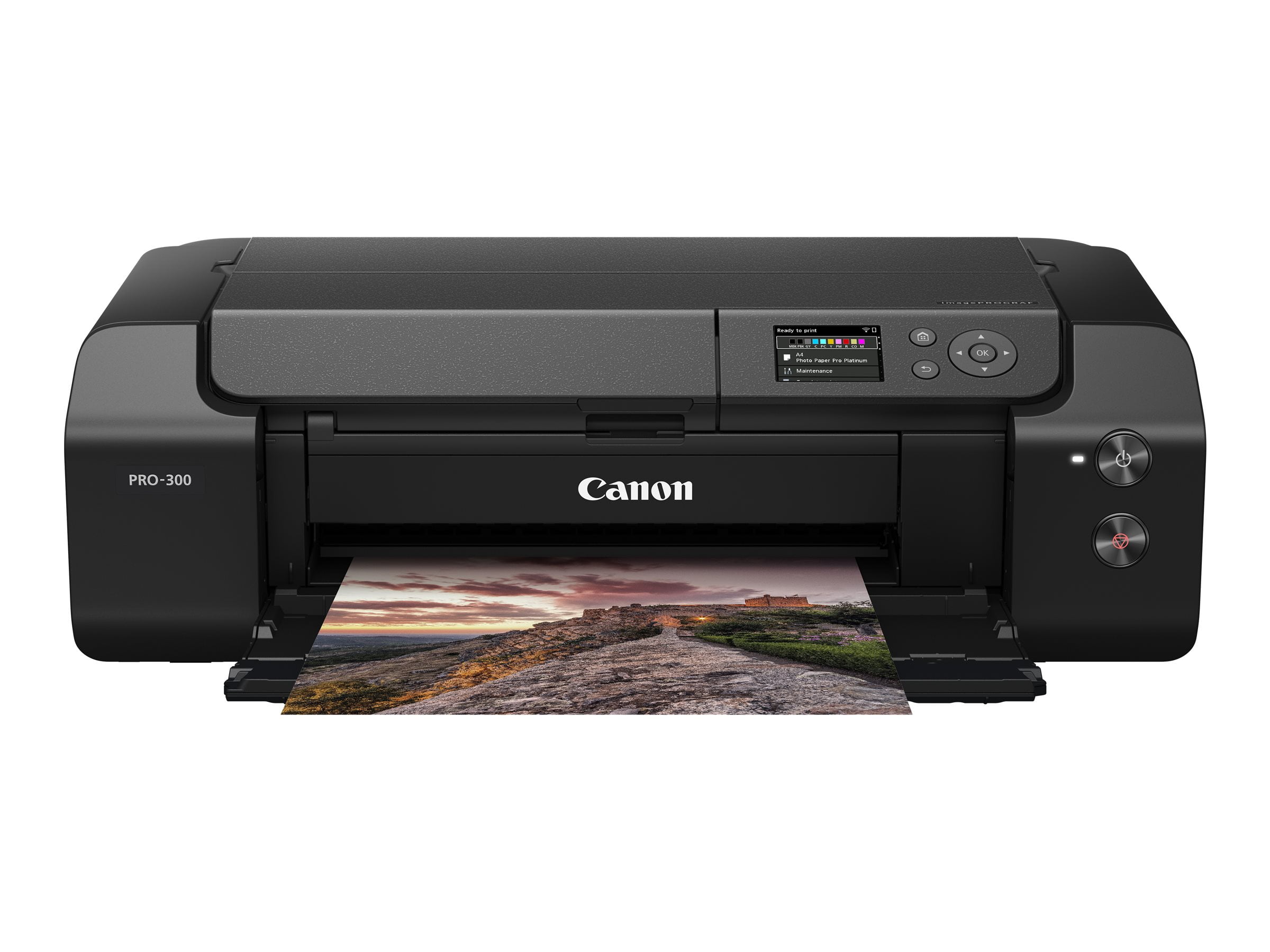 Udgravning Generalife hø Canon imagePROGRAF PRO-300 - 13" large-format printer - color - ink-jet - A3/Ledger  - 4800 x 2400 dpi up to 2.8 min/page (color) - capacity: 100 sheets - USB  2.0, LAN, Wi-Fi(n) - with Canon InstantExchange - Walmart.com