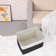 thumbnail image 5 of REGALWOVEN Storage Cube  for Shelves Closet, 3 Pcs Fabric Storage Bin with Handles, Collapsible Storage Basket for Organizing Clothes Black 15*11*9.4in, 5 of 6