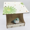 thumbnail image 3 of Naierhg 1 Set Decorative Feeder Cage Crack Resistant All Match DIY Graffiti Mini Bird House Garden Decor, 3 of 8