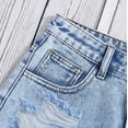 thumbnail image 6 of OSOLU Toddler Girls Summer Loose Fashion Personality Casual Thin Denim Shorts Boho Dailywear, 15-16 Years, 6 of 7