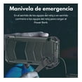 thumbnail image 3 of Mr. Gadgets Solar Blast Power Bank 20000 Mah Bateria Panel Solar De Carga Portatil Con Linterna, Manivela De Emergencia, Carga Inalambrica, Color Negro Con Negro., 3 of 7