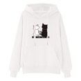 thumbnail image 2 of ICHUANYI Clearance Women's Winter Hoodie Sweatshirt Pullover Tops Long Sleeved Comfortable(White, M) ICHUANYI WER2023081010843, 2 of 6