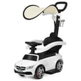 thumbnail image 2 of Coche de Empuje 3 en 1 Costway con Barandillas de Seguridad Extraíbles Toldo Ajustable y Manija Parental 81,5 x 35 x 82 cm Blanco, 2 of 10