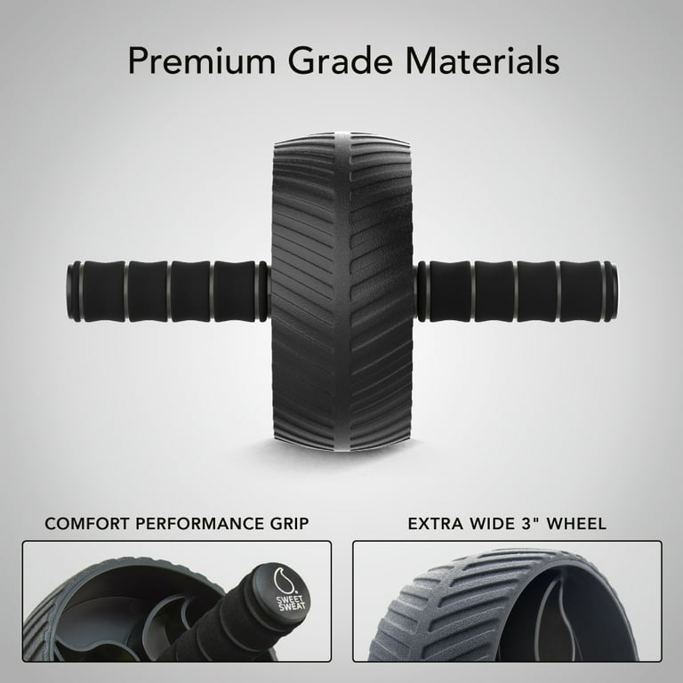 Sports Research Performance Ab Wheel Knee Pad Included