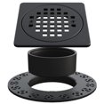 thumbnail image 1 of Yaseingoo Kit de 4 rejillas de drenaje de repuesto compatible con Schluter Kerdi-Drain Flange Kit de drenaje de piso de ducha extraíble con rejilla de acero inoxidable Sus 304 y certificación Cupc neg, 1 of 6