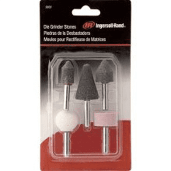Ingersoll Rand 5-Piece Die Grinder Stone, 1/4" Collet for Ingersoll Rand Die Grinder