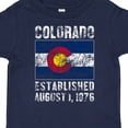 thumbnail image 4 of Inktastic Established August 1, 1876 Colorado Flag Boys or Girls Toddler T-Shirt, 4 of 5