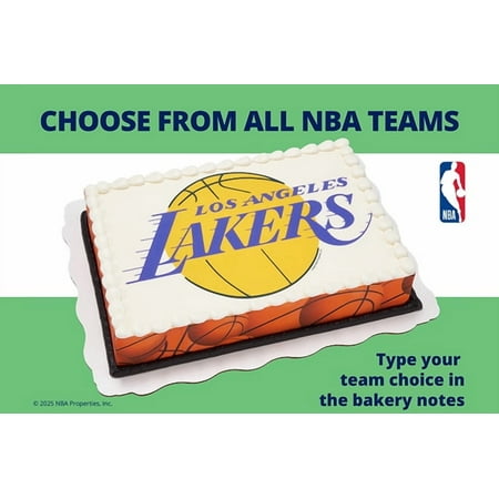 NBA Sheet Cake