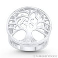 thumbnail image 1 of Tree-of-Life / Knowledge Etz Chaim Large Charm Ring in .925 Sterling Silver, 1 of 1