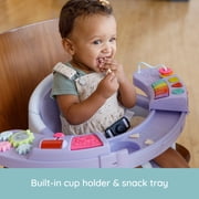 Infantino Music & Lights 3-in-1 Discovery Seat and Booster for Babies and Toddlers, 4-48 Months, Lavender