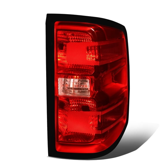 DNA Motoring TL-ZTL-010-RD-R For 2014-2019 Chevy Silverado GMC Sierra Red Lens Tail Light Brake Lamp Right Side