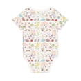 thumbnail image 2 of Daiia Summer Rabbit Printed Unisex-Baby Short Sleeve Onesies Bodysuits Baby Climbing Clothes Soft and Comfortable Romper with Expandable Shoulder Design-18 Months, 2 of 8