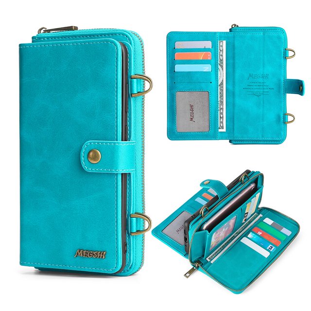 Compatible with iphone 14 Pro Wallet Case with Card Slots Leather Flip Shockproof