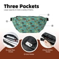 thumbnail image 4 of Naloa Cute Animals Print Running Belts for Men Women,Running Fanny Pack with 2-Zipper Pockets,Waterproof Waist Pack for Travel Hiking Running Outdoor Sports, 4 of 8