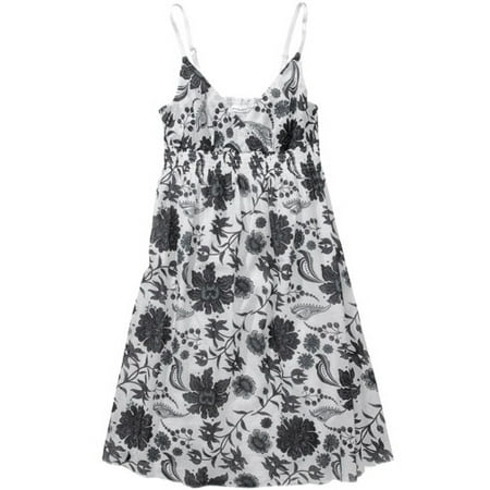 Juniors Graphic Floral Sundress