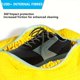 thumbnail image 3 of XHSGX Bolsa lavadora zapatos resistente cremallera interior protector suave zapatillas calzado diario, 3 of 7