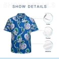thumbnail image 7 of High Quality Hawaiian Shirts for Men Short Sleeve Aloha Beach Shirt Floral Summer Casual Button Down Shirts Blouses JC4H9G, 7 of 7