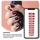 thumbnail image 5 of Minnieouse 24 piezas de uñas postizas de ataúd esmerilado, uñas acrílicas con personalidad única y elegante artificiales para amantes de la manicura Juegos de manicura 30rojo Minnieouse CE011411-30, 5 of 5