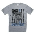 thumbnail image 5 of Mens Police T-shirt Police Badge Shirt Police Patriotic Shirts Police Gifts Police Officer Gifts, 5 of 6