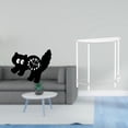 thumbnail image 2 of Reloj de pared decorativo de gato de dibujos animados, silencioso, sin , de acrílico, mesita de noche, mesa auxiliar de varios niveles, adecuado, 2 of 8