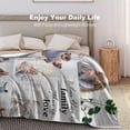 thumbnail image 4 of Custom Blanket, Photo Blanket, Family Blanket, Custom Photo Blanket, Blanket Customize Couple,Personalized Picture Blankets (180x200cm/71x79''), 4 of 5