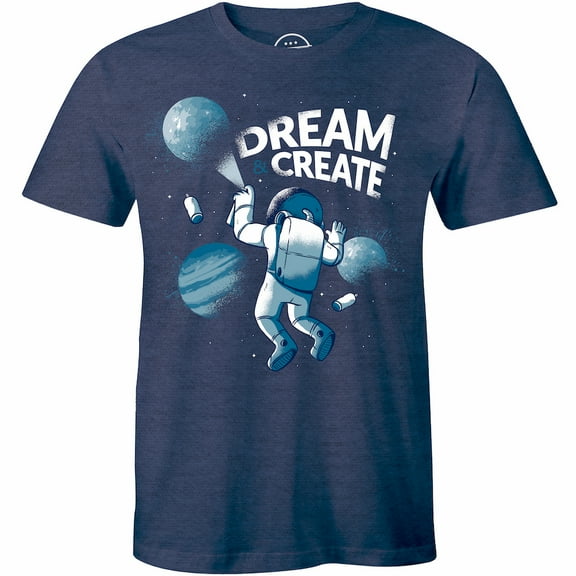 Dream And Create Space - Spaceman Planet Astronaut Men's Gift T-Shirt
