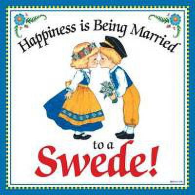 Kitchen Wall Plaques Happily Married Swede