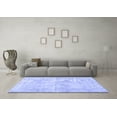 thumbnail image 3 of Ahgly Company Machine Washable Indoor Rectangle Persian Blue Traditional Area Rugs, 2' x 5', 3 of 4