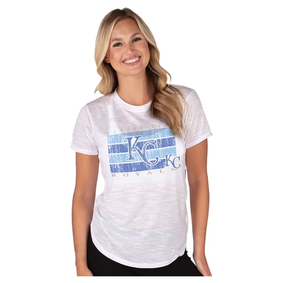 Women's Concepts Sport White Kansas City Royals Infuse Knit Top