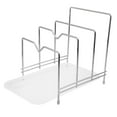 thumbnail image 4 of OUNONA Cutting Board Organizer Chopping Board Stand 19.00X17.00X15.00CM Silver, 4 of 8