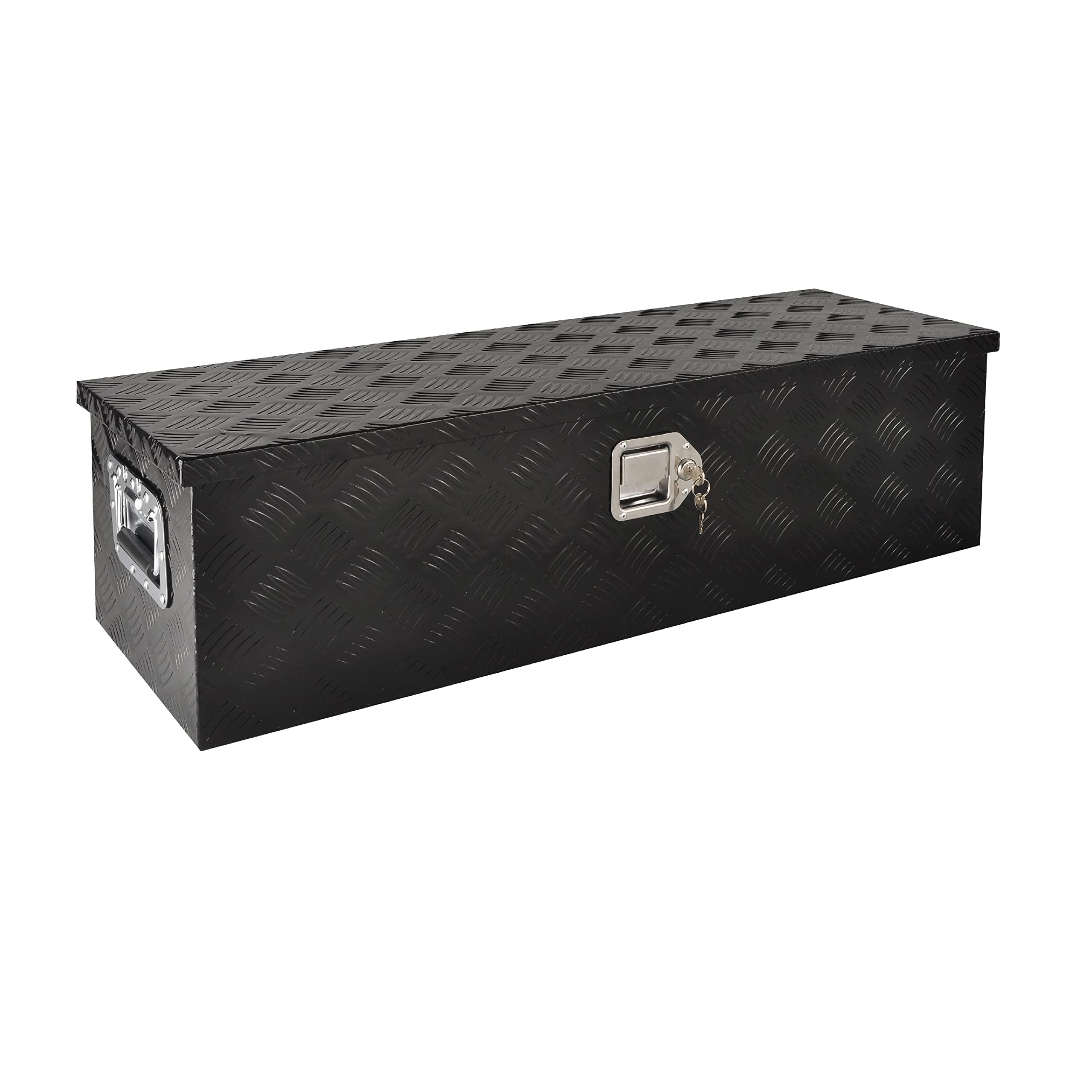 FGJQEFG 39 Inch Black Aluminum Utility Bed Truck Toolbox