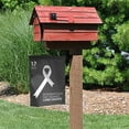 thumbnail image 4 of White Ribbon Lung Cancer Awareness Month Garden Flag Decoration Yard Farmhouse Double Sided Holiday Party Outdoor Camping Decor Flags 12x18in, 4 of 7