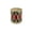 6", variant on MYUNNIL Blow Mold Stacked Drums Christmas Decoration, 6" Red Green Gold Stacked Christmas Drum Tower Ornament with Holly, Vintage Fade-Resistant Durable Decor for Porch Yard Entryway