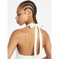 thumbnail image 4 of No Boundaries Smocked Cotton Halter Mini Dress, Women's XXS-XXL, 4 of 5