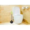 thumbnail image 3 of steadmax Rubber Toilet Plunger, Double Thrust Suction Cup, Stainless Steel Handle, 2 Pack, 3 of 7