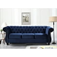 thumbnail image 4 of Uspridefurniture Fender 3 Pcs Living Room Set, Chair Coveseat Sofa,Blue, 4 of 6