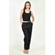 thumbnail image 5 of Pantalon de lino con detalle lateral Roman Fashion /Juvenil, 9204 (Negro) negro CH, 5 of 5