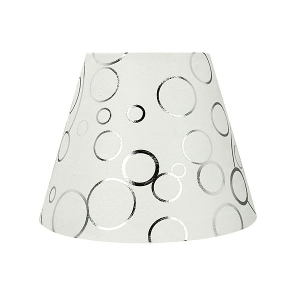 Aspen Creative 58901 Transitional Hardback Empire Shape UNO Construction Lamp Shade in White, 9" Wide (5" x 9" x 7")