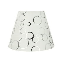Aspen Creative 58901 Transitional Hardback Empire Shape UNO Construction Lamp Shade in White, 9" Wide (5" x 9" x 7")