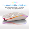 thumbnail image 4 of WQJNWEQ Dazzling Rechargeable 2.4GHz Ultra Thin Wireless Mouse Covered Wwith Crystal, 4 of 5