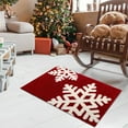 thumbnail image 4 of Christmas Door Mat Christmas Welcome Doormat Non Slip Red Santa Gnome Front Door Mats For Entryway Indoor Outdoor Washable Low Profile Floor Carpet For Xmas Holiday Decor Christmas Floor Mat, 4 of 6
