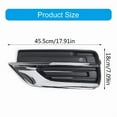 thumbnail image 5 of Front Bumper Fog Light Grille Fog Lamp Grille Cover for XC90 2020 to ONWARDS, 5 of 14
